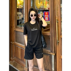 Bộ cộc mặc nhà nữ 3M OSAKA CHÍNH HÃNG cotton 100% co giãn 4 chiều, giặt không xù BSWM16 a05