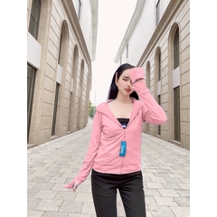 XẢ lẻ size Áo khoác chống nắng nữ 2 lớp LAMIA, che tay tháo, lớp lót vải chính, che tay, 2 túi có khoá, có túi trong