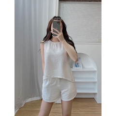 Bộ Đũi Nữ MIALUCI DW3 quần áo Cao Cấp chính hãng Chất Đũi Mát Siêu Nhẹ Ít Nhăn, Chất Mềm Mại Dễ Chịu Đủ Màu