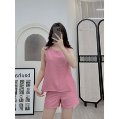 Bộ đũi sơ mi sóc hè Mialuci, ,có thể tách áo mặc đi làm giá quá hời ạ, chất đũi mát, ít nhăn HÀNG CHÍNH HÃNG DW2