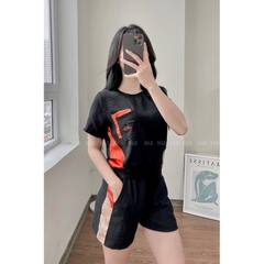 Bộ đùi nữ hè MIALUCI dwm2 chất đũi phối sườn, form dáng chuẩn đẹp, chất đũi mát và ít nhăn HÀNG CHÍNH HÃNG
