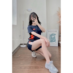 Bộ đùi nữ hè MIALUCI dwm2 chất đũi phối sườn, form dáng chuẩn đẹp, chất đũi mát và ít nhăn HÀNG CHÍNH HÃNG