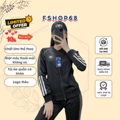 Bộ thể thao nữ Adidas chất Umi thể thao BTWM11 Umi chất cao cấp phối 3 sọc, form dáng khỏe, trẻ, giặt ko xù,ảnh tự chụp