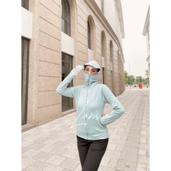 XẢ lẻ size Áo khoác chống nắng nữ 2 lớp LAMIA, che tay tháo, lớp lót vải chính, che tay, 2 túi có khoá, có túi trong