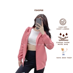 Áo Khoác Dù Gió Nữ Zara AGWM1 Chất Liệu Dù Gió 2 Lớp Lót Lưới Giữ ấm, Chống Bụi Cản Gió, 2 túi có khóa
