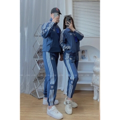 Bộ gió thể thao nam Adidas chất gió cao cấp co giãn, 3 Sọc Bản To bgmm2 Áo 2 Lớp Lót Lưới Co Giãn, set thu đông vnxk