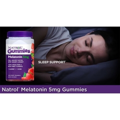 Kẹo Dẻo Hỗ Trợ Giấc Ngủ Natrol Melatonin 5mg – Hộp 180 Viên