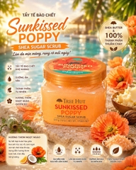 ✨ TẨY TẾ BÀO CHẾT BODY ĐƯỜNG DƯỠNG ẨM TREE HUT SHEA SUGAR BODY SCRUB HŨ 510G CỦA MỸ
