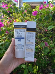 Kem Chống Nắng Da Mặt Neutrogena Age Shield Face Oil Free Sunscreen Broad Spectrum SPF 70 (Tuýp 88ml)