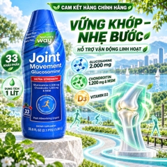 NƯỚC UỐNG BỔ XƯƠNG KHỚP NATURE'S WAY JOINT MOVEMENT GLUCOSAMINE CHAI 1 LÍT CỦA MỸ