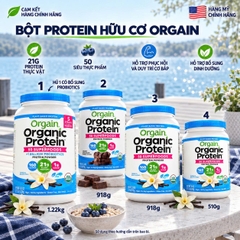 BỘT PROTEIN THỰC VẬT HỮU CƠ ORGAIN ORGANIC PROTEIN & 50 SUPERFOODS CỦA MỸ (ĐỦ SIZE & VỊ)