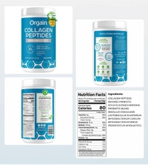 [BILL MỸ] 726g COLLAGEN PEPTIDES +PROBIOTICS [DATE 2025