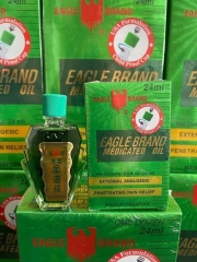 GIÁ SỈ Dầu gió xanh Con Ó của Mỹ Eagle Brand Medicated Oil One Dozen (Lốc 24ml x12 chai)
