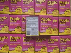 VIÊN NHAI HỖ TRỢ TIÊU HÓA, TRỊ ĐAU DẠ DÀY PEPTO-BISMOL CHEWABLES VỊ ANH ĐÀO (CHERRY) HỘP 30 VIÊN CỦA MỸ