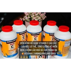 Kẹo Ngậm Vitamin C Kirkland Signature Chewable C 500mg – Hộp 500 Viên