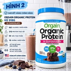 BỘT PROTEIN THỰC VẬT HỮU CƠ ORGAIN ORGANIC PROTEIN & 50 SUPERFOODS CỦA MỸ (ĐỦ SIZE & VỊ)