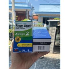 Viên uống sáng mắt cho người lớn Preservision AREDS2 Formula 130 Mini Softgels