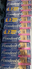 [LẺ 1 TUÝP] Kem Dán Hàm Giả Fixodent Ultra Max Hold 62g - Hàng Mỹ