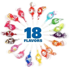 [CHÍNH HÃNG MỸ] Kẹo Mút Charms Mini Pops - Túi Khổng Lồ 350 Cây Với 18 Hương Vị Trái Cây Mix