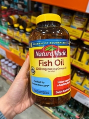 [CHÍNH HÃNG MỸ] Viên Dầu Cá Nature Made Fish Oil 1200mg – Hộp 300 Viên