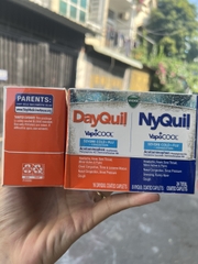 [HÀNG MỸ] 24 viên giảm c ảm cú m Vicks DayQuil NyQuil VapoCool Severe Cold & Flu + Congestion
