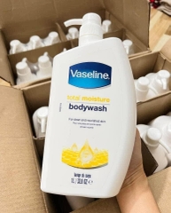 SỮA TẮM VASELINE TOTAL MOISTURE TRẮNG DA DƯỠNG ẨM 1L của mỹ