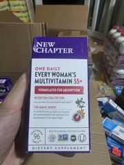 Vitamin Tổng Hợp Cho Phụ Nữ Trên 55 Tuổi New Chapter One Daily Every Woman's Multivitamin 55+ (96 Viên)