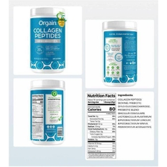Bột Collagen Peptides + Probiotics Orgain 726g chính hãng của Mỹ