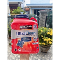 Viên giặt xả kháng khuẩn Kirkland Signature Ultra Clean 152 VIÊN