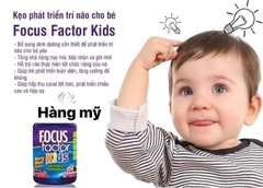 [Chính Hãng] Kẹo Nhai Hỗ Trợ Trí Não Cho Bé Focus Factor Fof Kids 150 Viên Của Mỹ