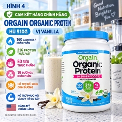 BỘT PROTEIN THỰC VẬT HỮU CƠ ORGAIN ORGANIC PROTEIN & 50 SUPERFOODS CỦA MỸ (ĐỦ SIZE & VỊ)