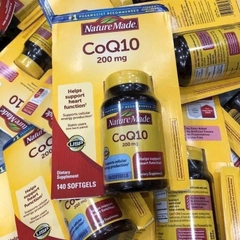CoQ10 tốt cho tim mạch Nature Made CoQ10 200mg 140 viên