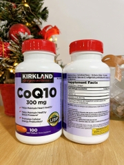 Thuốc bổ Mỹ tim mạch Kirkland CoQ10 300mg