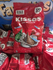 [CHÍNH HÃNG MỸ] Socola Sữa Hershey's Kisses Milk Chocolate - Túi Khổng Lồ 330 Viên (1.52kg)