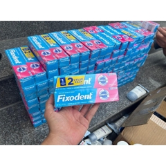 Keo dán hàm răng giả hàm tháo lắp Fixodent 68g, hàng chính hãng/ Fixodent Denture Adhesive