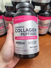 [CHÍNH HÃNG MỸ] 360 Viên Uống Collagen Thủy Phân NeoCell Grassfed Collagen Peptides + Vitamin C & Biotin