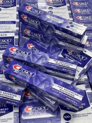 KEM ĐÁNH RĂNG CREST 3D WHITE PRO ADVANCED WHITENING LỐC 5 TUÝP CỦA MỸ