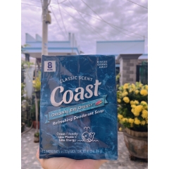Lốc 8 cục xà phòng Coast Classic Scent Refreshing Deodorant Soap 113g/cục