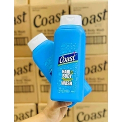 Sữa Tắm Gội cho Nam Coast Hair & Body 946ml có vòi và ko vòi của Mỹ