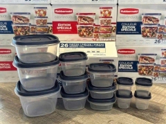 Bộ 26 Món Hộp Đựng Thực Phẩm Rubbermaid Easy Find Lids – Nhập Khẩu Mỹ