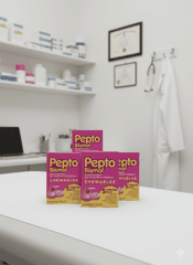 VIÊN NHAI HỖ TRỢ TIÊU HÓA, TRỊ ĐAU DẠ DÀY PEPTO-BISMOL CHEWABLES VỊ ANH ĐÀO (CHERRY) HỘP 30 VIÊN CỦA MỸ