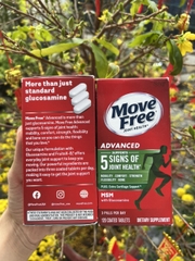 Mẫu mới Move Free Advanced Plus MSM Glucosamine Chondroitin120 viên chính hãng Mỹ