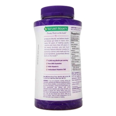 Kẹo Dẻo Nature's Bounty Hair Skin & Nails Gummies Advanced 6000mcg của Mỹ hộp 230 viên