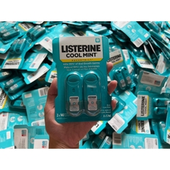 [Hàng Mỹ] Xịt Thơm Miệng Listerine Pocketmist (vỉ 2 chai x 7,7ml)