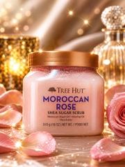 Tẩy Tế Bào Chết Toàn Thân Tree Hut Moroccan Rose Shea Sugar Scrub (510g)