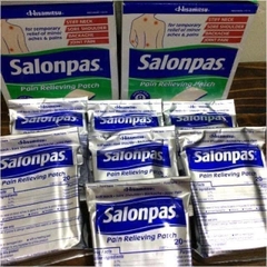 Có tách lẻ Miếng dán Salonpas của Mỹ. Hộp 140 miếng