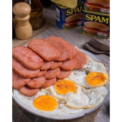 [CHÍNH HÃNG MỸ] Thịt Hộp SPAM 25% Less Sodium – Hộp 340g