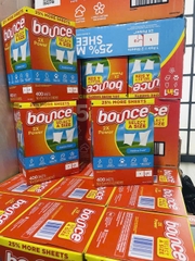 [CHÍNH HÃNG MỸ] Giấy Thơm Quần Áo Bounce Select A Size 2X Power – Hộp 400 Tờ Tiết Kiệm
