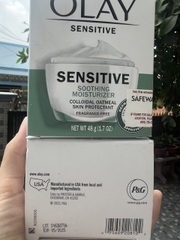 HÀNG Mỹ KEM DƯỠNG ẨM OLAY SENSITIVE SKIN RELIEF ECZEMA THERAPY SKIN RELIEF CREAM 48G