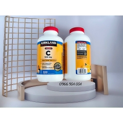 Kẹo ngậm bổ sung Vitamin C Kirkland Signature Vitamin C 500mg 500 viên